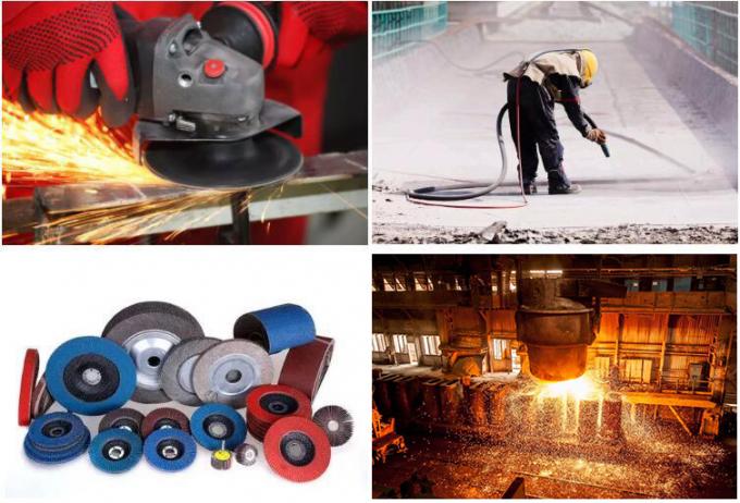 OEM Высокая чистота 98,8% Al2O3 Powder Blasting Media Белый расплавленный алюминий для абразивной огнеупорной промышленности 3