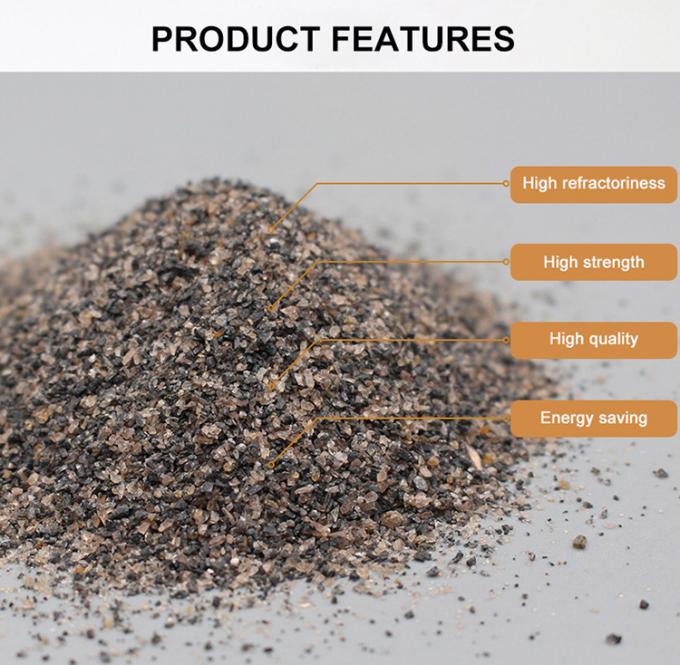 56-58% Al2o3 Огнеупорный Андалузит Цена 0-1 мм 1-3 мм 200 сеток Огнеупорное сырье 1