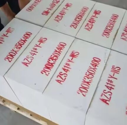 Производственная цена Сплавленный Цирконий Корундальный Кирпич Azs Рефракторный Кирпич Для Стеклопечи