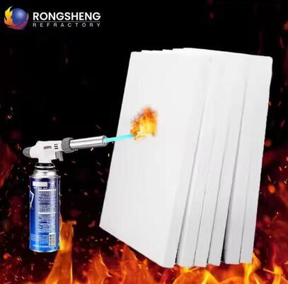 Китайские поликристаллические муллитовые волокнистые плиты 1600C 1800C Муллитовые керамические волокнистые плиты огнеупорная футеровка печи изоляционная плита