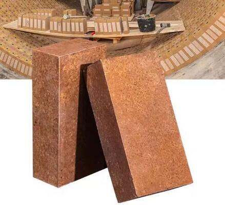 Высокотемпературный огнеупорный магниевый кирпич Отличная устойчивость к шлаку Синтерированные магниевые кирпичи для облицовки стальных печей