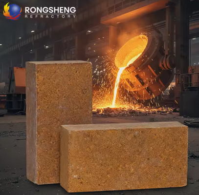Rongsheng высокотемпературные магниевые кирпичи 92 95 MGO магниевые кирпичи теплохранилища Рефракторные магниевые кирпичи 230x114x65 мм
