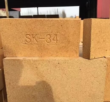 Высокотемпературный Sk34 Sk36 Sk38 Sk40 Высокоалюминиевый огнеупорный кирпич Печь и печь Алюминиевый огневой кирпич