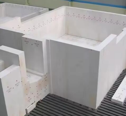 Производственная цена Сплавленный Цирконий Корундальный Кирпич Azs Рефракторный Кирпич Для Стеклопечи