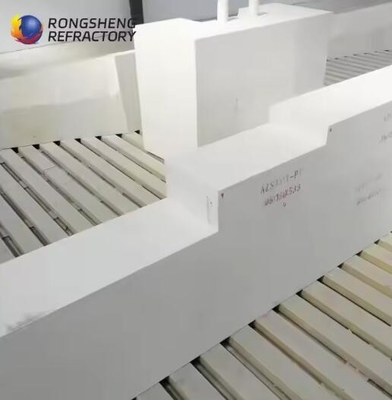 Высокотемпературные расплавленные литые кирпичи Рефракторные кирпичи циркония корунда AZS-41, AZS-36, AZS-33 Для стеклянной печи