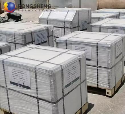 Высокоплотные блоки АЖС 33, АЖС 36, АЖС 41 из литой огнеупорной циркониево-корундовой керамики АЖС для стекловаренных печей