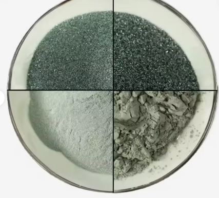 High Purity RONGSHENG Green Silicon Carbide Powder Abrasive Grit 240# 360# F1200 High Strength 1900 Refractory Ceramic