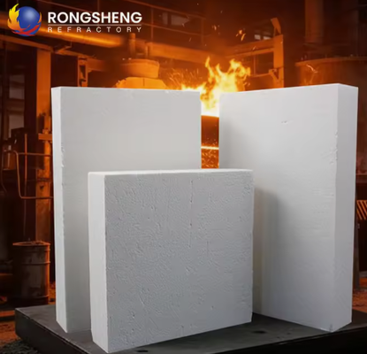 Печь для котла Огнеупорные материалы Керамоволоконная плита 1260C 1430C Алюмосиликатные изоляционные плиты