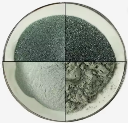 High Purity 90% 99% Black SiC Carborundum Silicon Carbide Powder Blasting Media for Polishing 24-240# Abrasive Grain Size