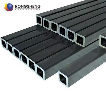 1800 Celsius Refractory Silicon Carbide Beam Sisic Sic Ceramic Kiln Furniture Customized Silicon Nitride Bonded Tubes