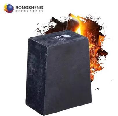 High Temperature Magnesia Carbon Bricks Corrosion Resistance Magnesite Carbon Steel Ladle Refractory Seating Brick For Sale
